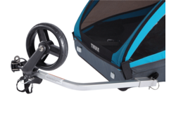 Coaster XT 2-seat bike trailer black