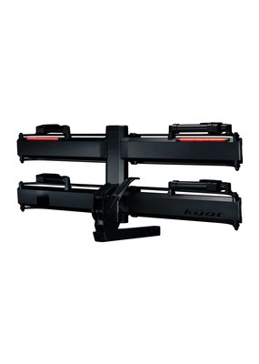 Kuat Piston Pro X 2" LED Dual Ratchet Platform Rack with Kashima - 2 Bike - Galaxy Gray