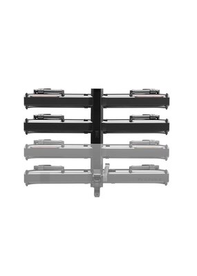 Kuat Piston Pro X Add On - LED Dual Ratchet Platform Rack with Kashima - 2 Bike - Galaxy Gray