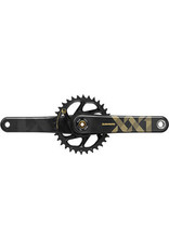 SRAM SRAM XX1 Eagle Carbon Boost Crankset - 170mm 12-Speed 34t Direct Mount DUB Spindle Interface Black/Gold