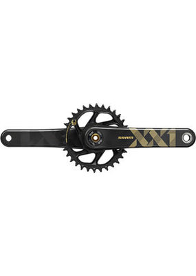 SRAM SRAM XX1 Eagle Carbon Boost Crankset - 170mm 12-Speed 34t Direct Mount DUB Spindle Interface Black/Gold