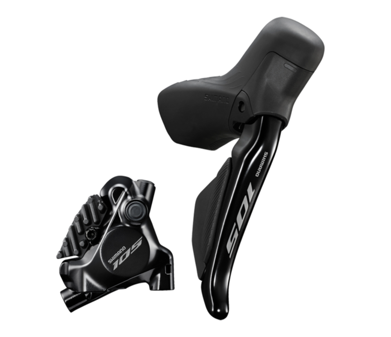 Shimano 105 ST-R7170-R Di2 Shift/Brake Lever - Rear, 12-Speed, Flat Mount, w/ BR-R7170 Hydraulic Disc Brake Caliper