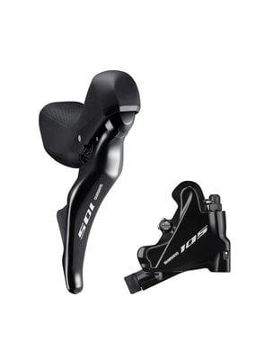 SHIMANO AMERICAN CORP. Shimano 105 ST-R7025 Hydraulic Brake/Shift Lever - J-Kit, Direct Mount, Black