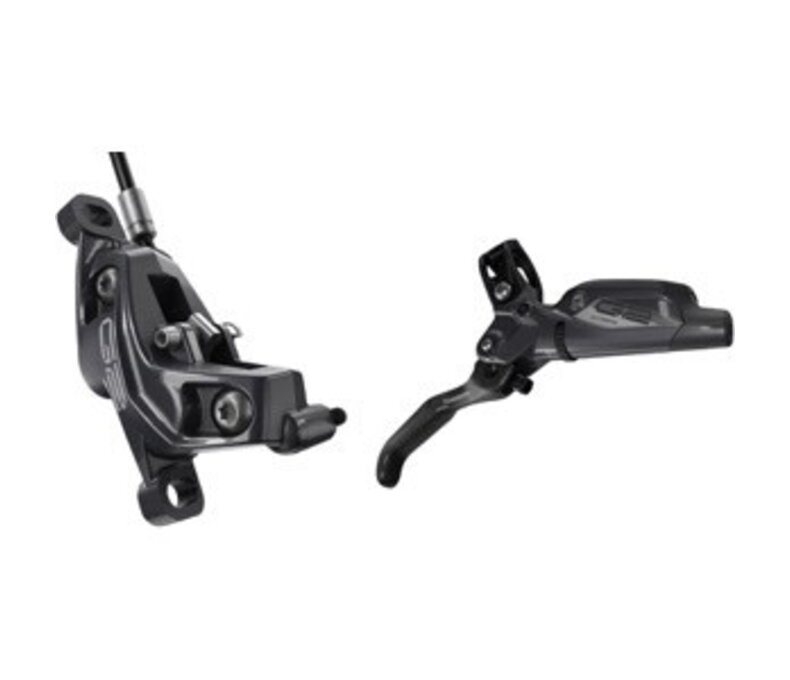 SRAM G2 Ultimate A2 Disc Brakes - Front, 950mm Hose, Carbon Lever, Ti Hardware,  Reach, SwingLink (Gloss Black)