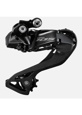 SHIMANO AMERICAN CORP. Shimano 105 Di2 Shadow Rear Derailleur 12-sp ​​Shifting System - RD-R7150, Top Normal, Direct Attachment, W/TL-EW300