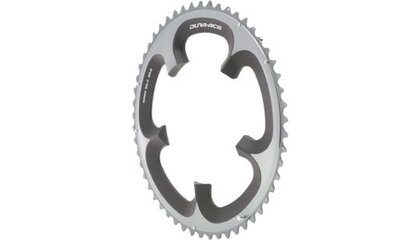 Shimano FC-7900 Dura Ace Double Chainrings 10sp - 52t x 130mm, B Type, (Silver/Black)