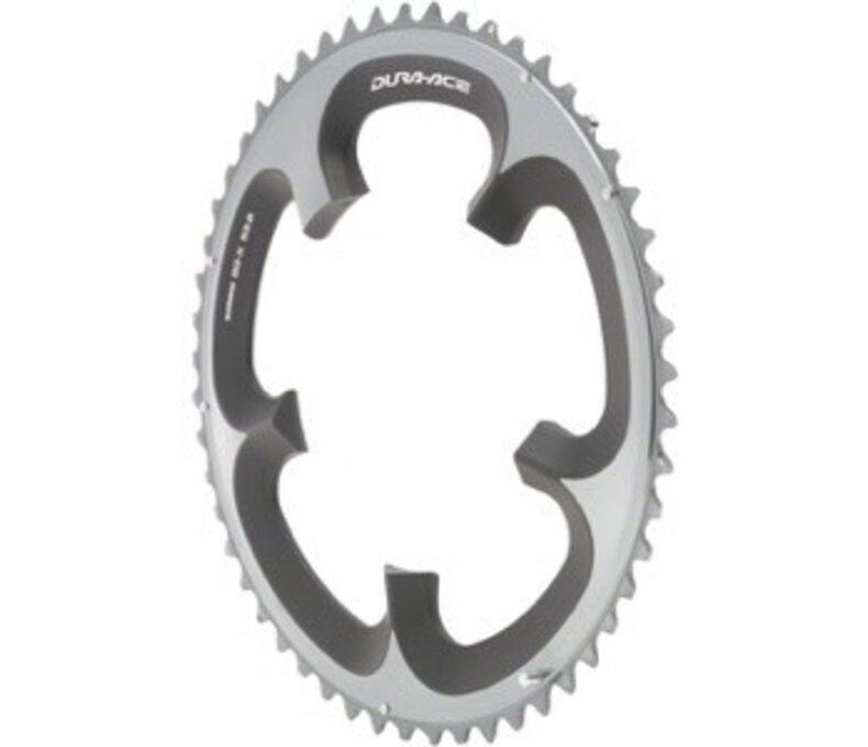 Shimano FC-7900 Dura Ace Double Chainrings 10sp - 52t x 130mm, B Type, (Silver/Black)