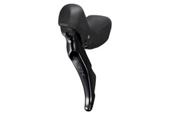 Shimano GRX ST-RX400 Hydraulic Disc Brake/Shift Lever Kit - Black, Left, Flat Mount, 2x, Caliper Included