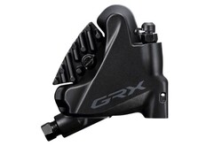 Shimano GRX ST-RX400 Hydraulic Disc Brake/Shift Lever Kit - Black, Left, Flat Mount, 2x, Caliper Included