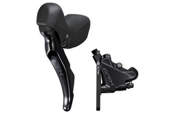Shimano GRX ST-RX400 10-sp Hydraulic Disc Brake/Shift Lever Kit - Black, Right, Flat Mount, Caliper Included