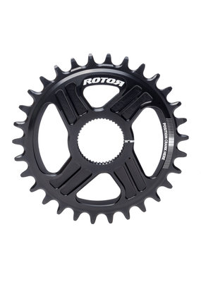 Rotor Bike Components Rotor OCP DM Oval Q Rings, 34/50t, Black