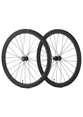 SHIMANO AMERICAN CORP. Shimano WH-RS710 C46-TL Disc Brake Wheelset - F:24H/R:24H, 11/12-S, OLD:100/142MM, F/R:12MM E-THRU, TUBELESS, W/TUBELESS TAPE, FOR CL DISC