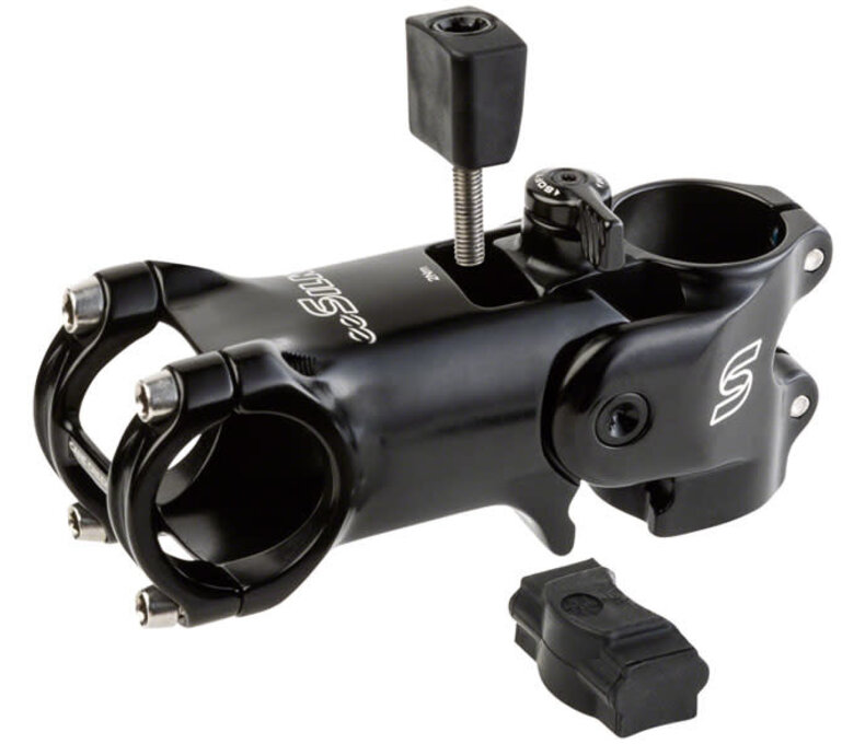 Cane Creek eeSilk Stem - 80mm, 31.8mm, +6/-6, 1 1/8", Alloy, Black