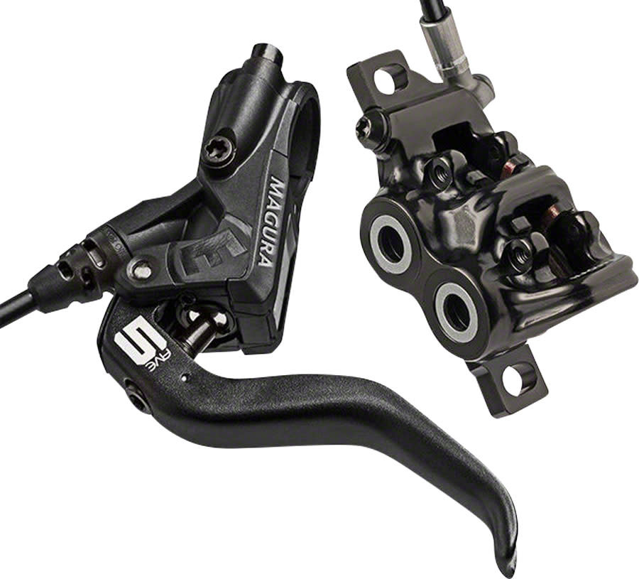 Magura MT5 Disc Brake and Lever - Front or Rear, Hydraulic, Post