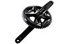 Shimano 105 FC-R7100 Crankset - 172.5mm, 12-Speed, 50/34t, 110 Asymmetric BCD, Hollowtech II Spindle Interface, Black