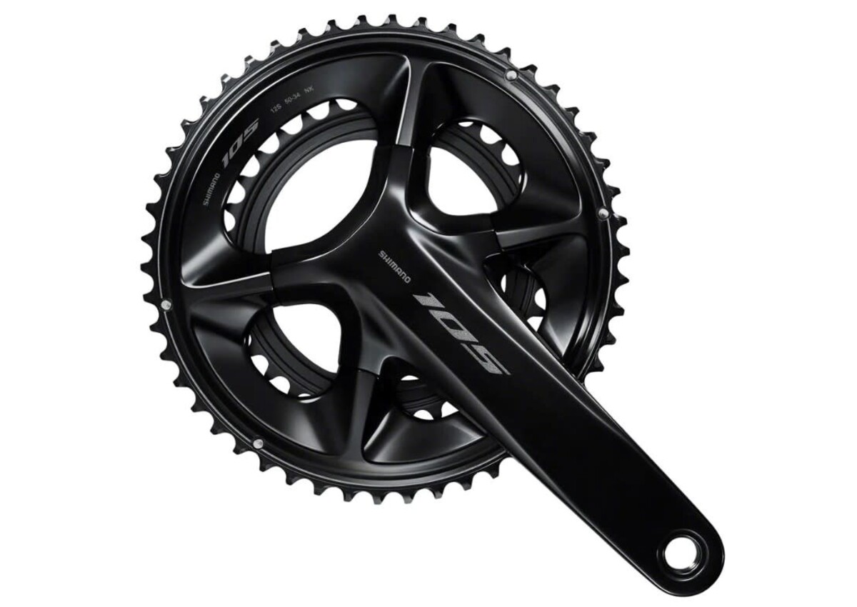 SHIMANO FC-R700 CRANKSET 50×34 165 Shimano 105 FC-R7100 Crankset - 172.5mm, 12-Speed, 50/34t