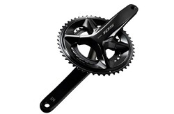 Shimano 105 FC-R7100 Crankset - 170mm, 12-Speed, 50/34T, 110 Asymetric BCD, HollowTech II Spindle Interface, Black
