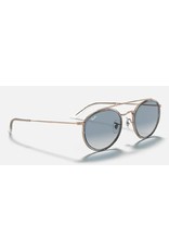 Ray-Ban Round Double Bridge Sunglasses - Copper w/ Clear Gradient Blue