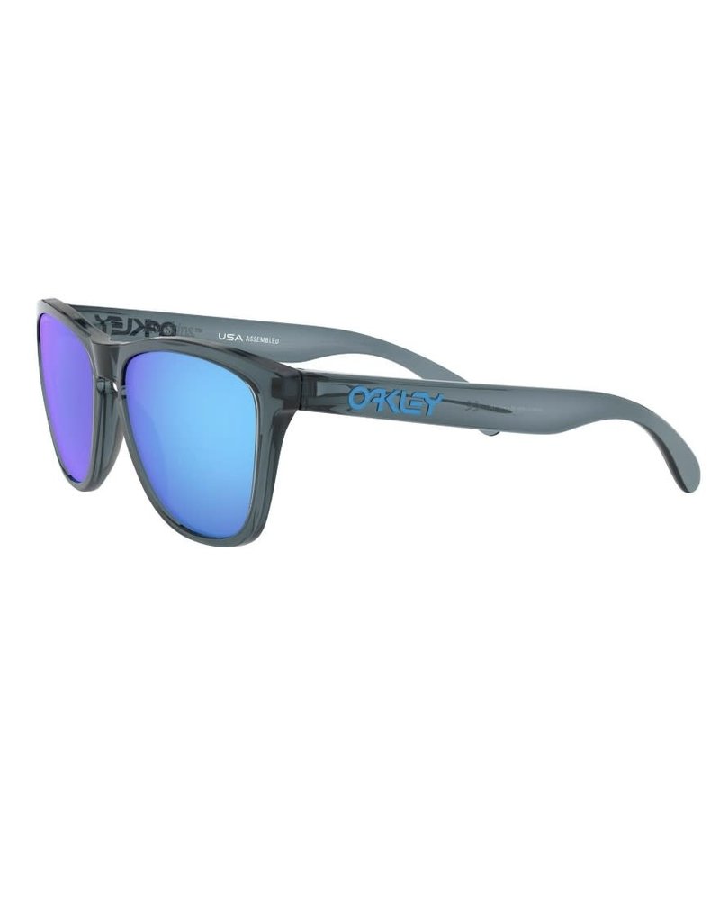 Oakley Frogskins Sunglasses - Crystal Black w/ PRIZM Sapphire Polarize