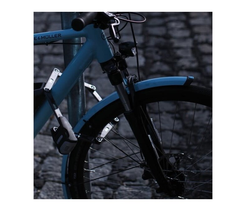 ABUS Bordo 6000 Keyed Folding Padlock w/ Alarm - 90cm, Black