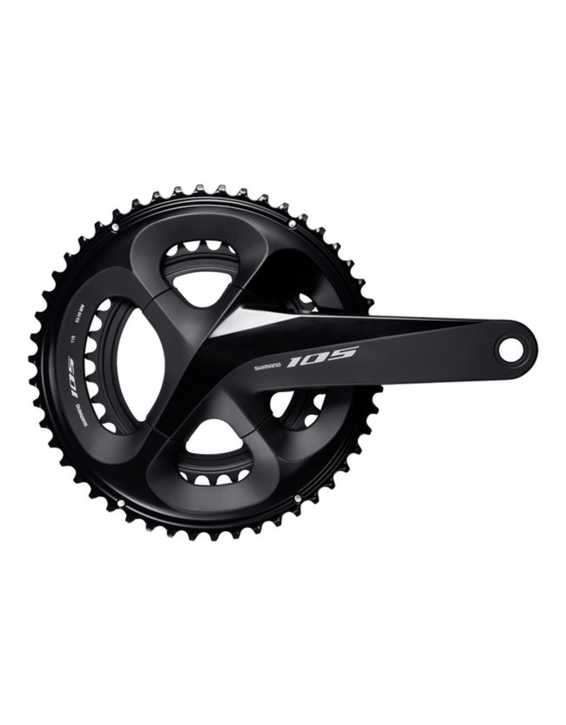 SHIMANO AMERICAN CORP. Shimano 105 FC-R7000 Crankset - 170mm, 11-Speed,  50/34t, 110 BCD, Hollowtech II Spindle Interface, Black