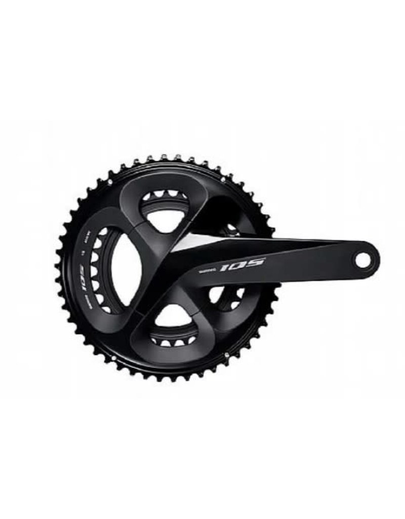SHIMANO AMERICAN CORP. Shimano 105 FC-R7000 Crankset - 165mm, 11-Speed, 50/34t, 110 BCD, Hollowtech II, Spindle Interface, Black