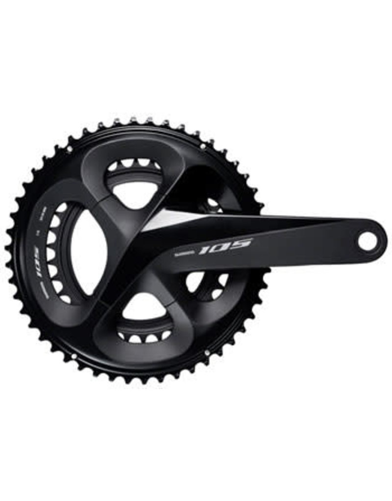 SHIMANO AMERICAN CORP. Shimano 105 FC-R7000 Crankset - 172.5mm, 11-Speed, 110 BCD, Hollowtech II Spindle Interface, Black