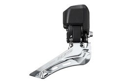 Shimano 105 FD-R7150 Di2 Front Derailleur - 2x, For 2x12-Speed, Braze-On, Down-Swing, Black