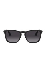 Ray-Ban Chirs Sunglasses - Rubber Black w/ Light Gray Gradient