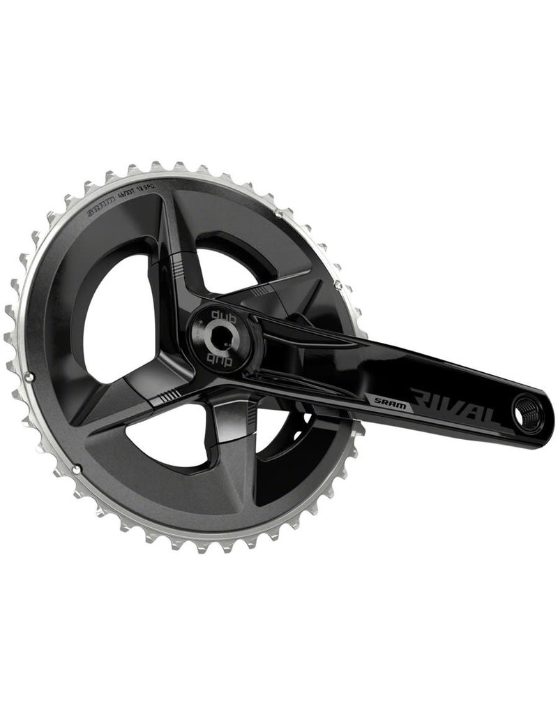 SRAM Rival AXS Crankset - 172.5mm, 12-Speed, 48/35T, 107 BCD, DUB Spin