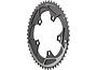 SRAM Yaw Chainring - 50T, 110mm BCD, 11-Speed, Black With Silver Trim