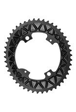 absoluteBLACK AbsoluteBlack Premium 2x SUB-Comp Oval Chainring - 4 x 110mm BCD, 48T, Outer (Black)