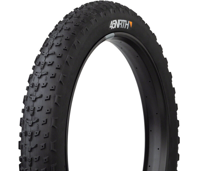 45NRTH Dillinger 4 Tire - 27.5 x 4, Tubeless, Folding, Black, 60tpi, Studdable