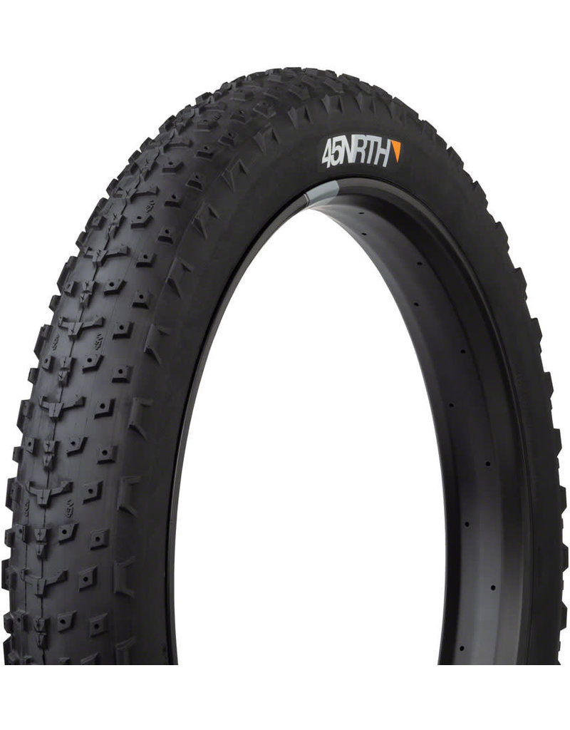 45NRTH Dillinger 4 Tire - 27.5 x 4, Tubeless, Folding, Black, 60tpi, Studdable