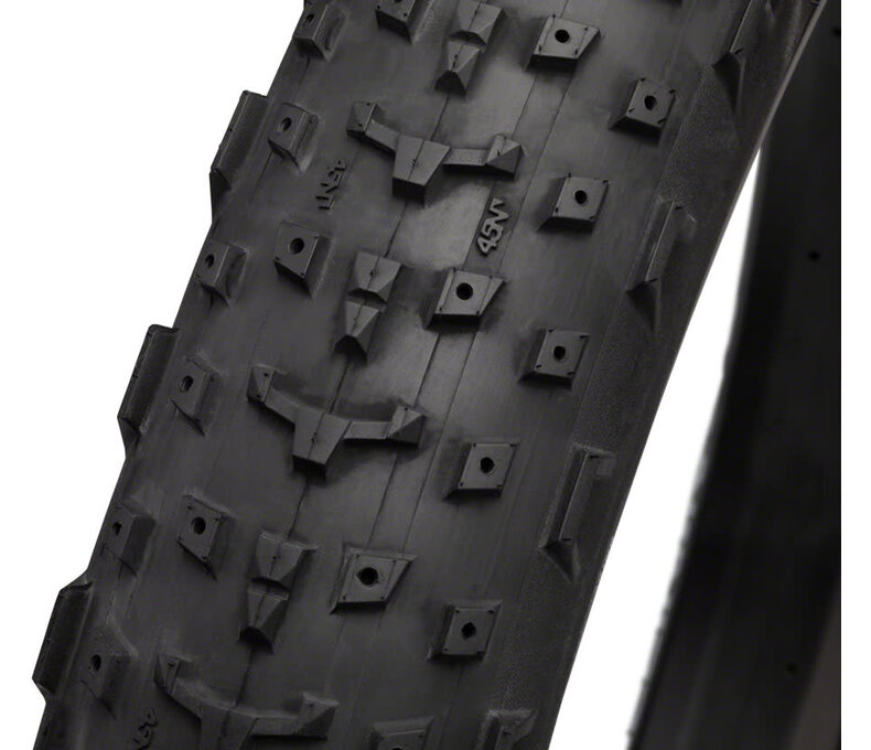 45NRTH Dillinger 4 Tire - 27.5 x 4, Tubeless, Folding, Black, 60tpi, Studdable