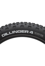 45NRTH Dillinger 4 Tire - 27.5 x 4, Tubeless, Folding, Black, 60tpi, Studdable
