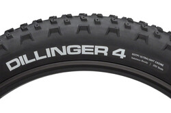 45NRTH Dillinger 4 Tire - 27.5 x 4, Tubeless, Folding, Black, 60tpi, Studdable