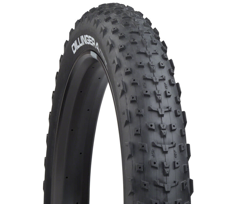 45NRTH Dillinger 4 Tire - 27.5 x 4, Tubeless, Folding, Black, 60tpi, Studdable