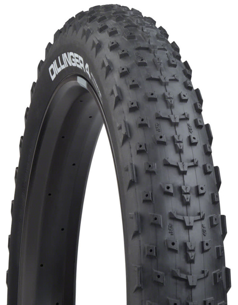 45NRTH Dillinger 4 Tire - 27.5 x 4, Tubeless, Folding, Black, 60tpi, Studdable