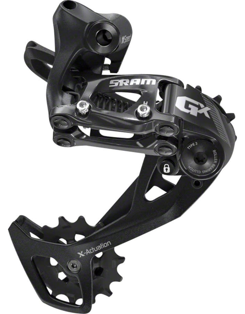 SRAM SRAM GX Rear Derailleur - 11 Speed, Medium Cage, Black, 2x, With Clutch