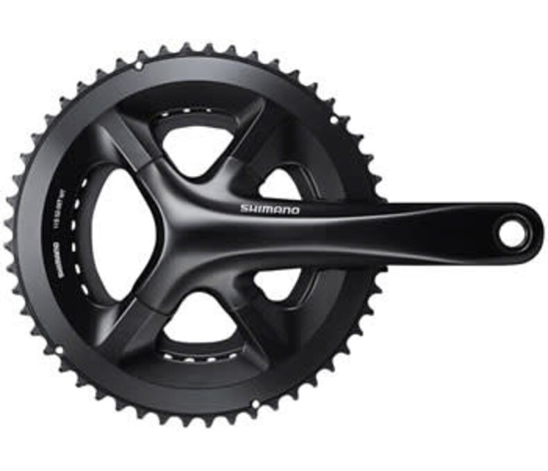 Shimano FC-RS510 Crankset - 172.5mm, 11-Speed, 50/34t, 110 Asymmetric BCD, Hollowtech II Spindle Interface, Black
