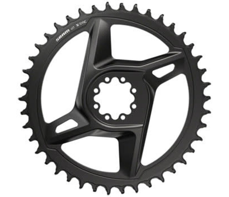 SRAM X-Sync Road Direct Mount Chainring for Rival - 12-Speed, 8-Bolt Direct Mount, Black