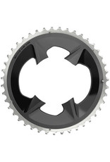 SRAM SRAM Rival Wide 2x12-Speed Outer Chainring - 43T, 94 BCD, Black, For use with 30T Inner