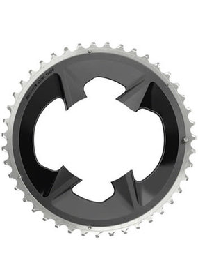 SRAM SRAM Rival Wide 2x12-Speed Outer Chainring - 43T, 94 BCD, Black, For use with 30T Inner