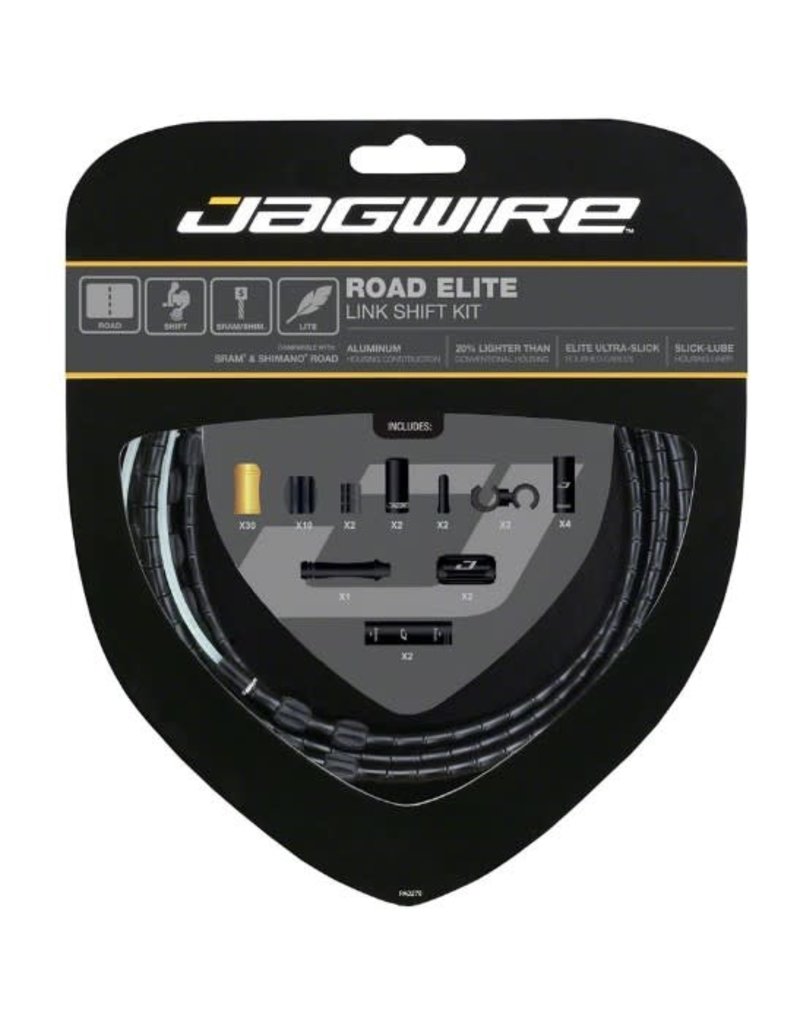 Jagwire Road Elite Link Shift Cable Kit, Black