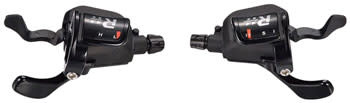 Microshift R11 11-Speed Trigger Shifter Set - Double Shimano Compatible Road Shifters