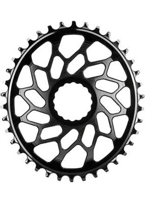 Absolute Black absoluteBLACK Easton Oval Narrow-Wide Direct Mount CX 40T Chainring - CINCH, 3mm Offset, Black