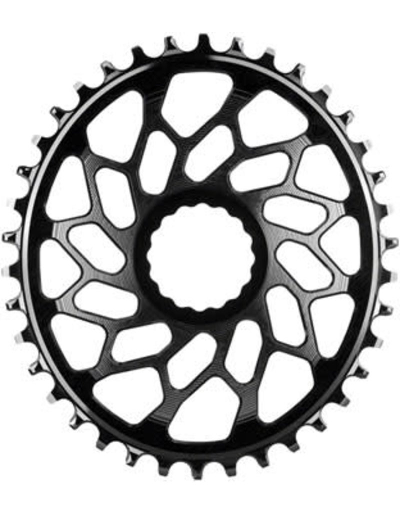Absolute Black absoluteBLACK Easton Oval Narrow-Wide Direct Mount CX 40T Chainring - CINCH, 3mm Offset, Black