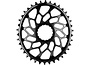 absoluteBLACK Easton Oval Narrow-Wide Direct Mount CX 40T Chainring - CINCH, 3mm Offset, Black