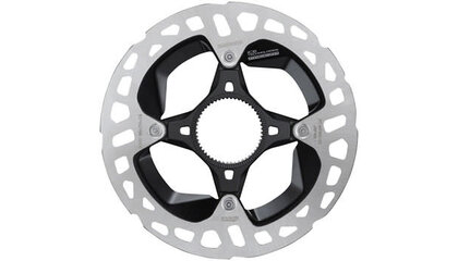 Shimano XTR RT-MT900-SS Disc Brake Rotor - 140mm, Center Lock, Silver/Black